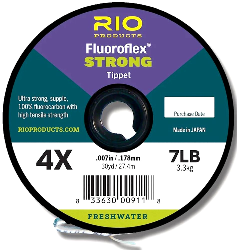Rio Fluoroflex Strong Tippet 30 yds Spool Fluorocarbon Leader Material