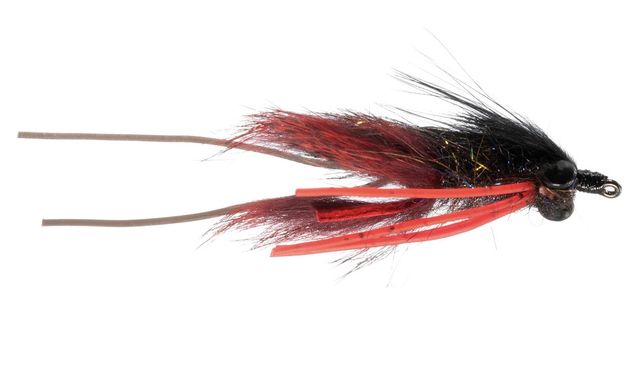 Umpqua Streamer Pinch Hitter #6 Black Red