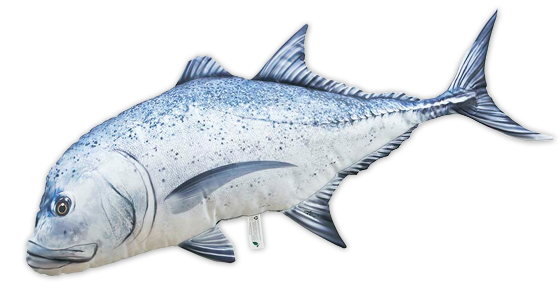 P-29203_Fischkissen_Kuscheltier_Giant_Trevally_100cm_ganz Fish Pillow Soft Toy Giant Trevally 100cm