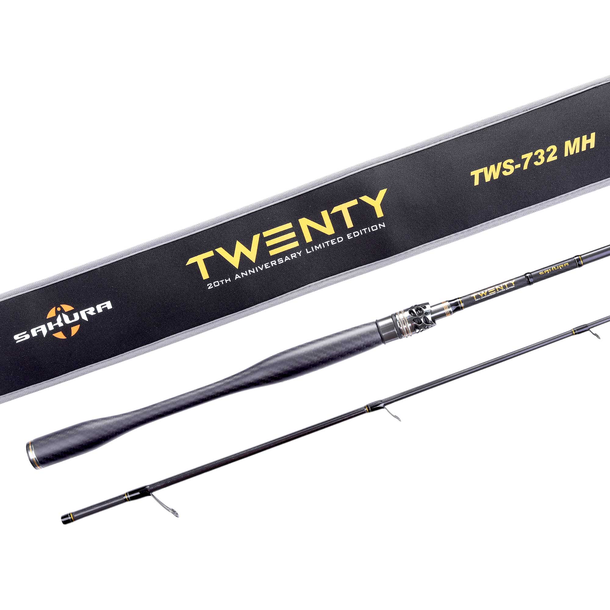 Sakura TWENTY SPINNING TWS 732 MH 7.3 ft (2.21 m) - 10-30 g Fuji Components 2pc