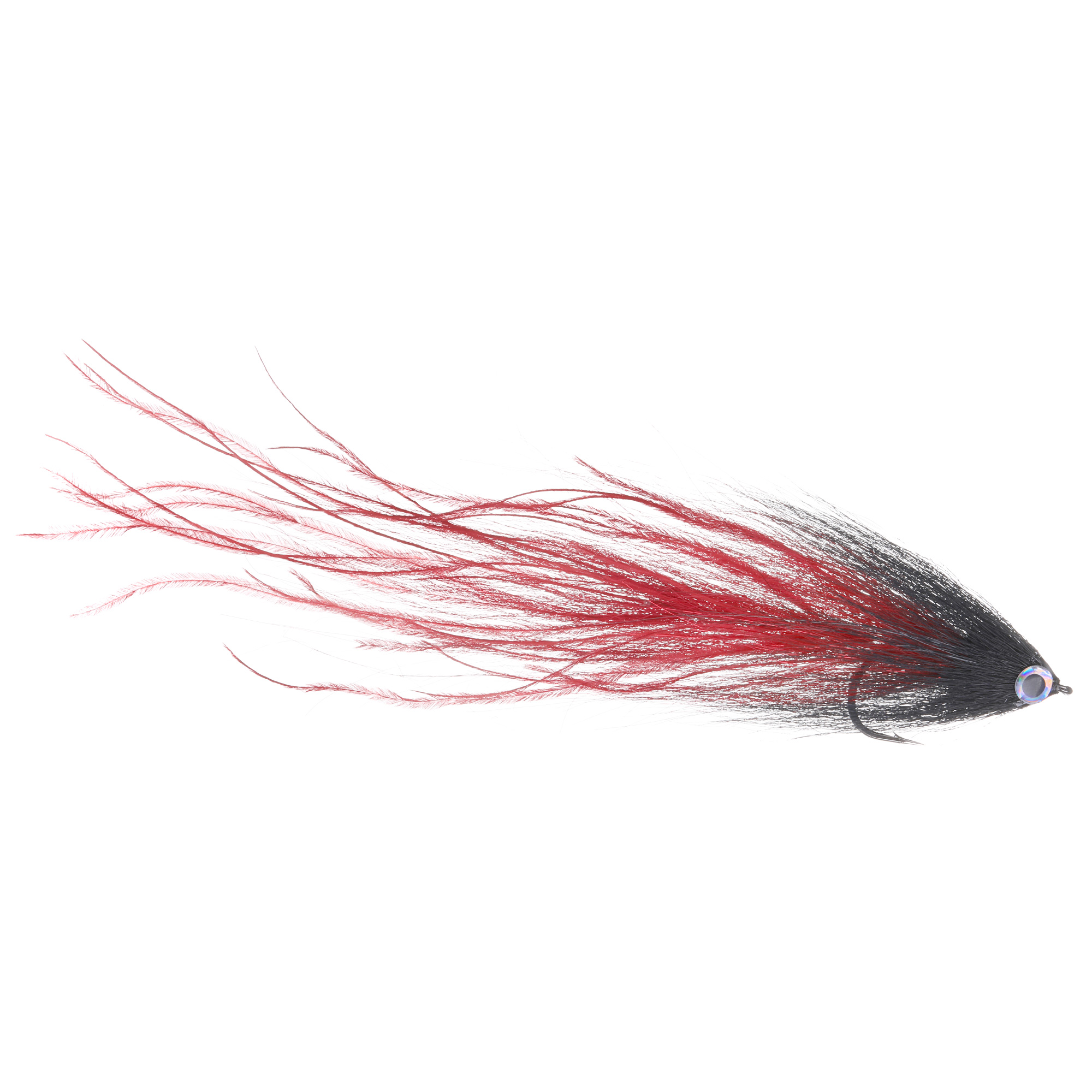 Superflies Beast Fly Pike Black/Red #6/0 Superflies Beast Fly Pike Black/Red #6/0