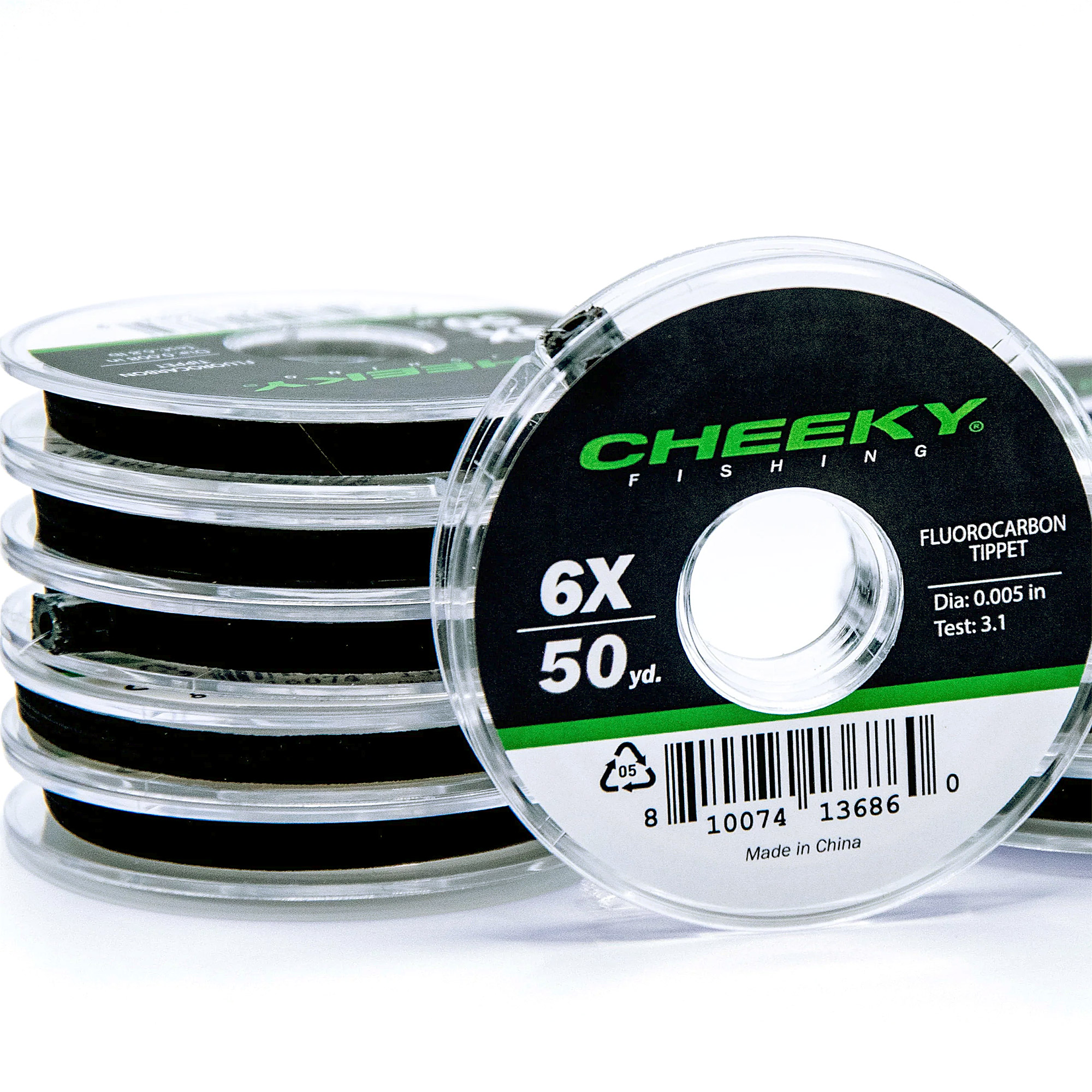 Cheeky Fluorocarbon Tippet 50yds Spool Leader material