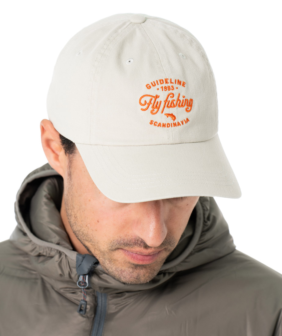 Guideline Fly Fishing Dad Cap - bone