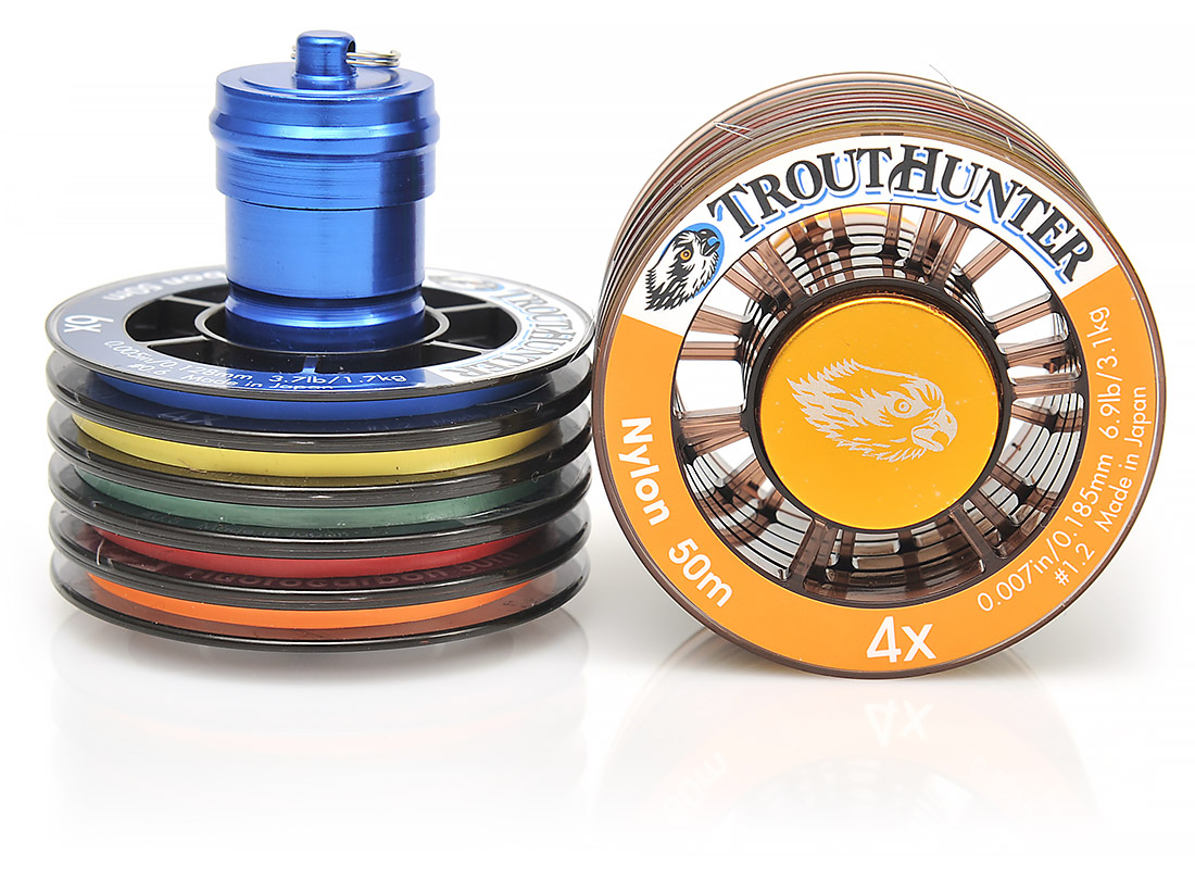 trout-hunter_tippet-post-holder-filled Lieferung ohne Spulenhalter (Abbildung ähnlich: abweichender Aufdruck)