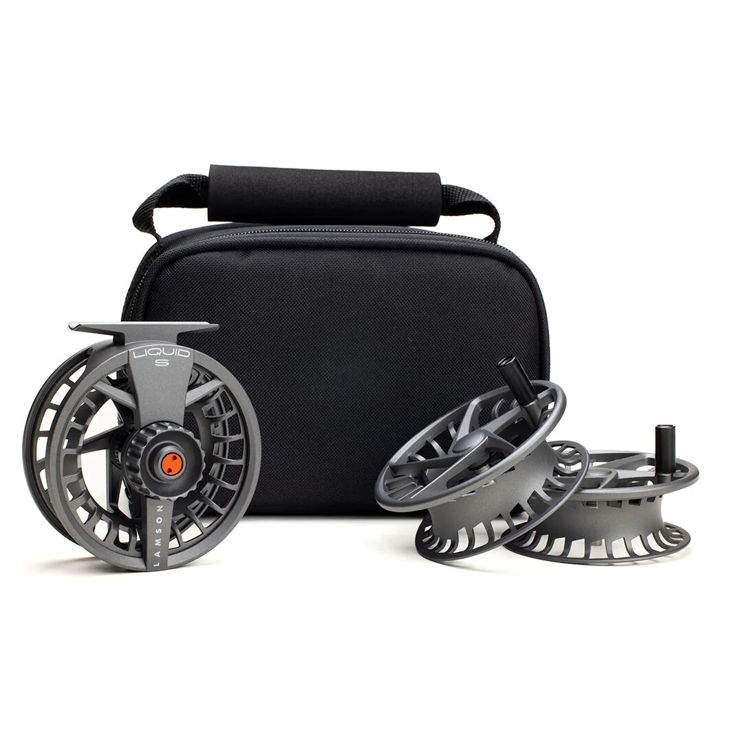 Lamson Liquid S Fly Reel Kit smoke
