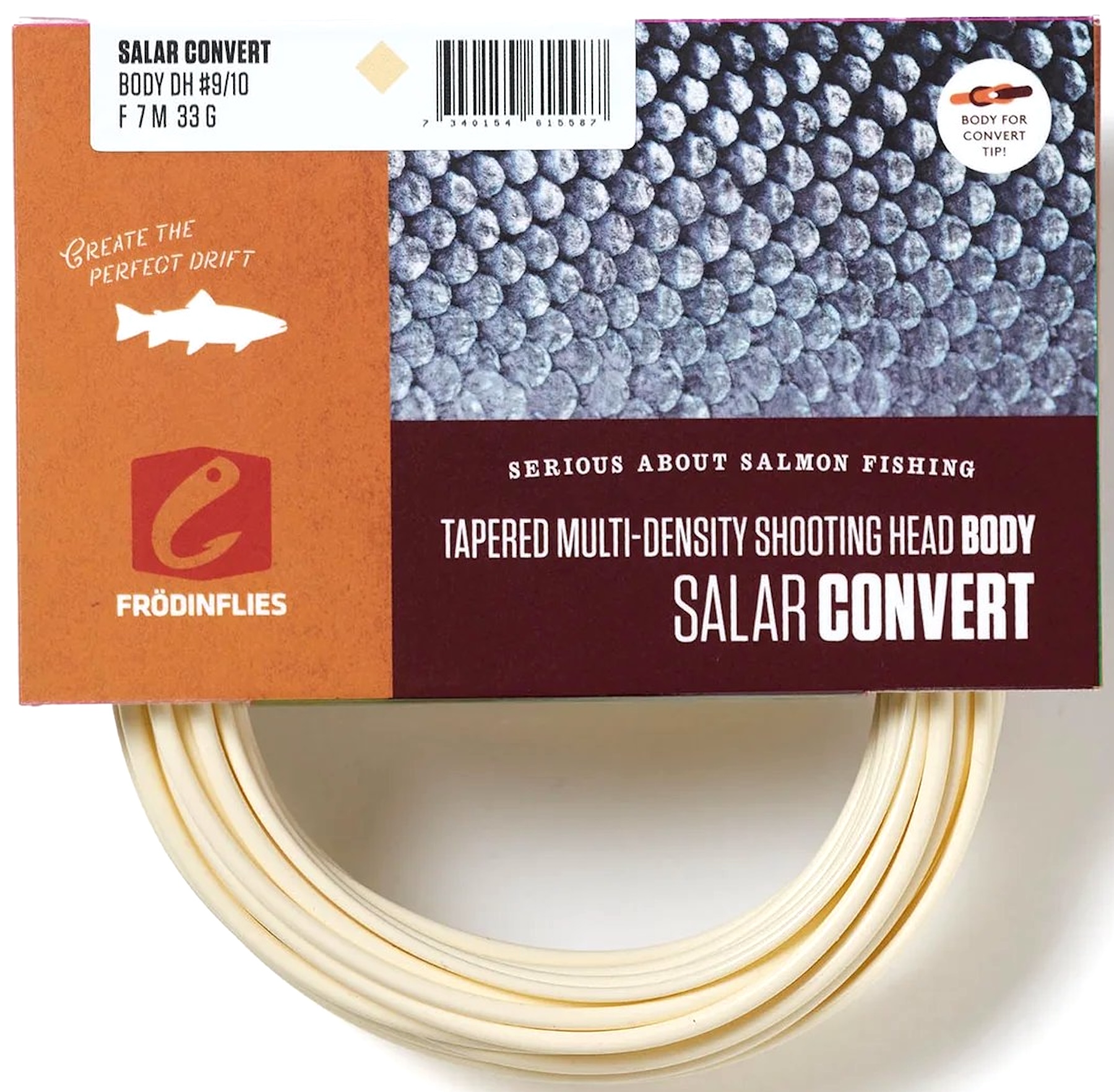 Frödin Salar Convert Short Spey Doublehand Shooting Head Floating