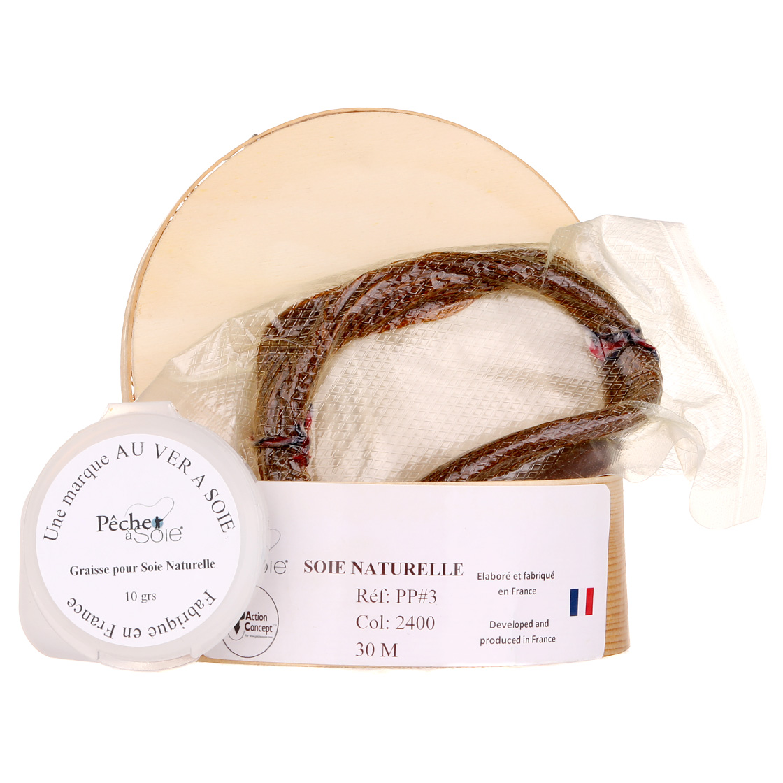 JMC silk line Soie Naturelle 30 m PP fly line