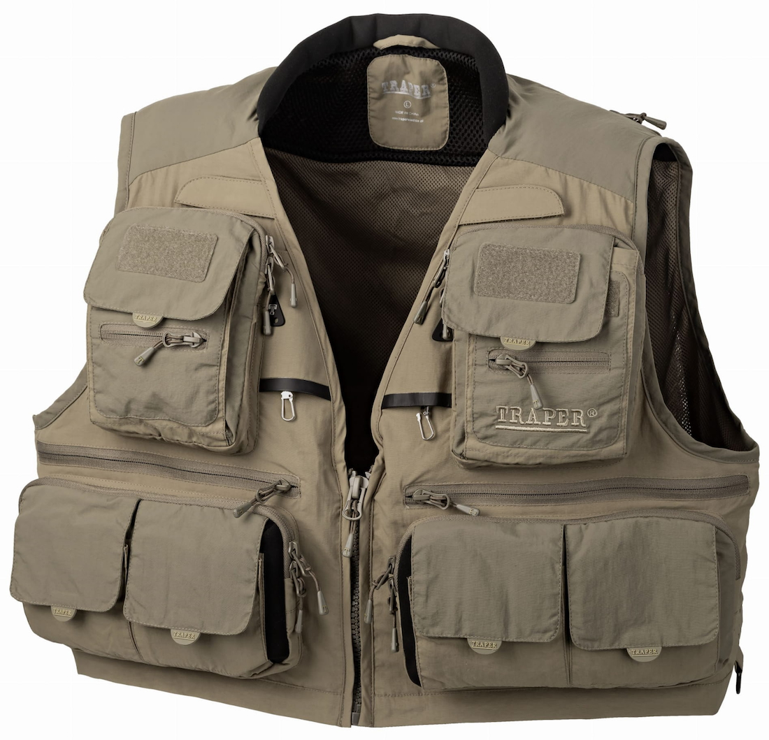 Traper Fly Fishing Vest Montana stone