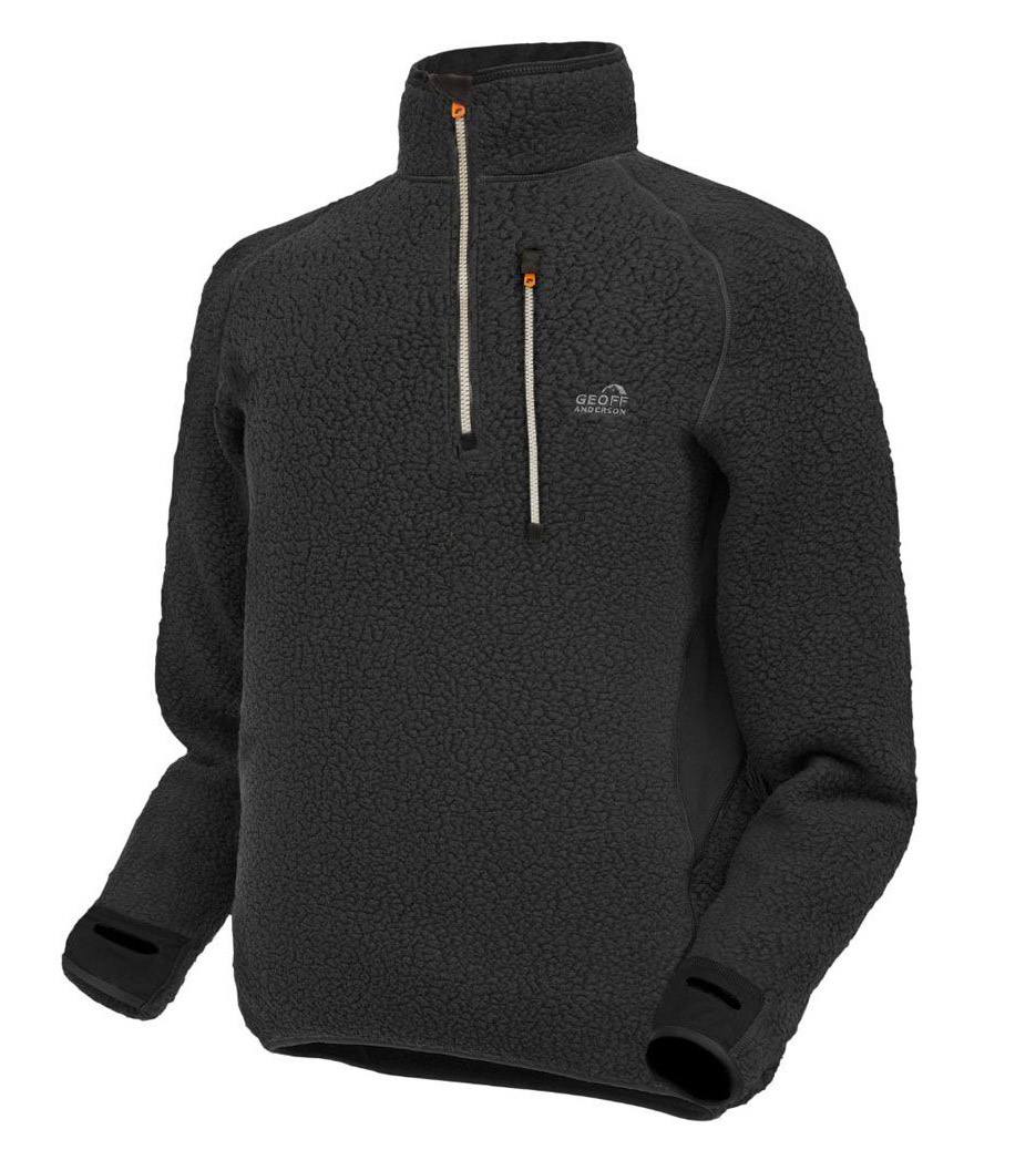 Geoff Anderson Thermal 4 Top Fleece Pullover black