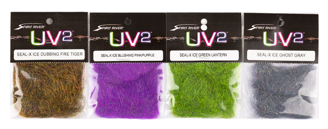 Hareline Spirit River UV-2 Seal-X Ice Dubbing