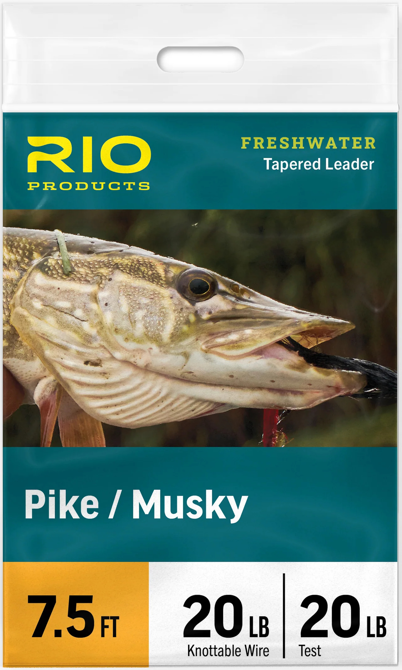 P-24113_RIo_pike-Musky_Leader_7-5ft_ Rio Pike/Musky Leader Wire Leader 7,5 ft.