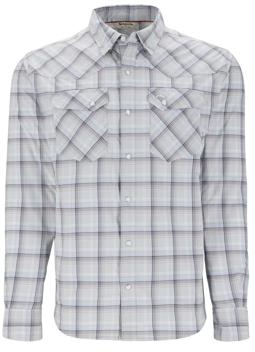 P-28371_Simms_Brackett_Shirt_Comfy_Stretch_Hemd_Aspen_Plaid_ Simms Brackett Shirt Comfy Stretch Aspen Plaid