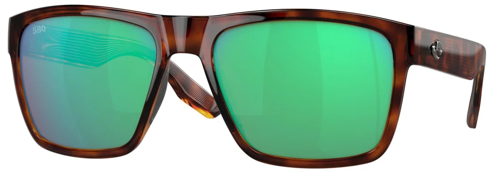 Costa Polarized Glasses Paunch XL Tortoise (Green Mirror 580G)