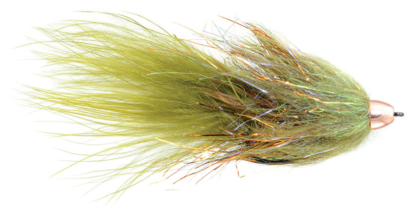 Fulling Mill Streamer - Complex Twist Bugger olive