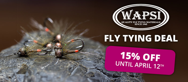 Wapsi Fly Tying Deal: 15% off until 4/12