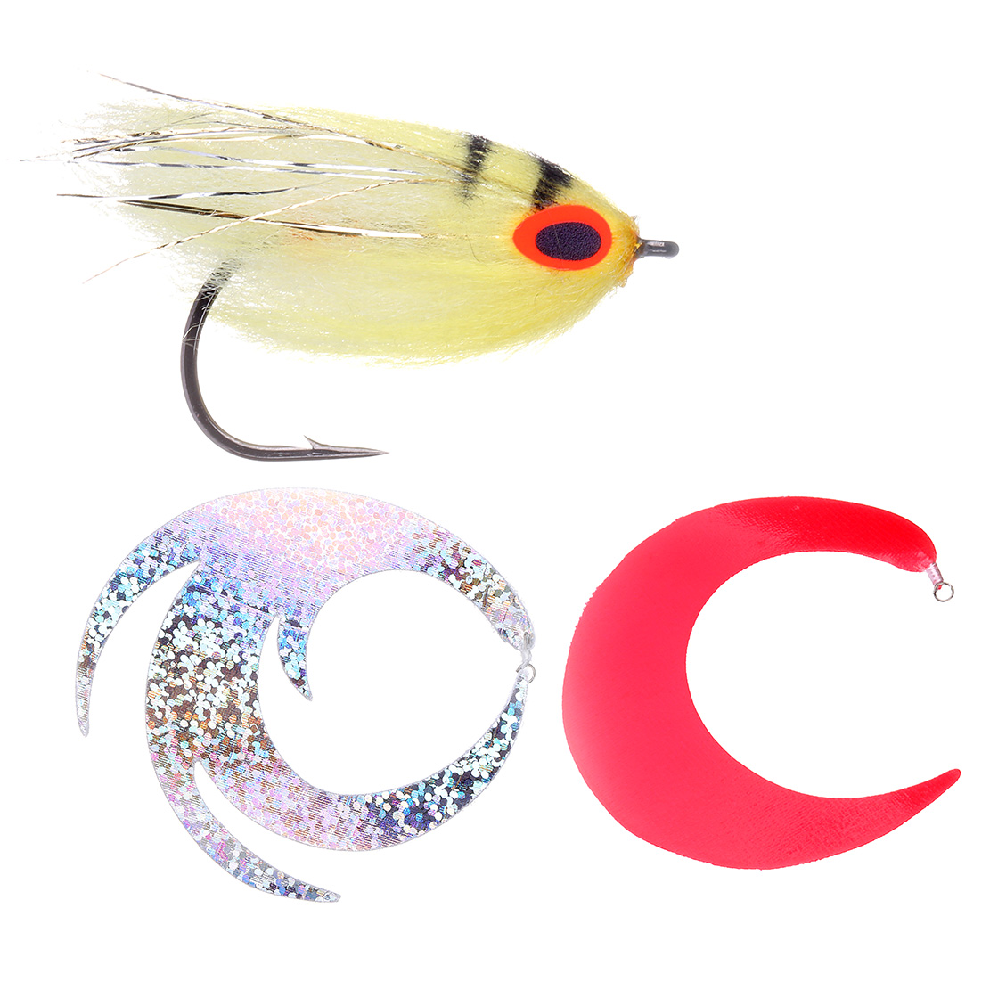 Pacchiarini Pike Streamer with Wiggle & Dragon Tail Pacchiarini Pike Streamer with Wiggle & Dragon Tail