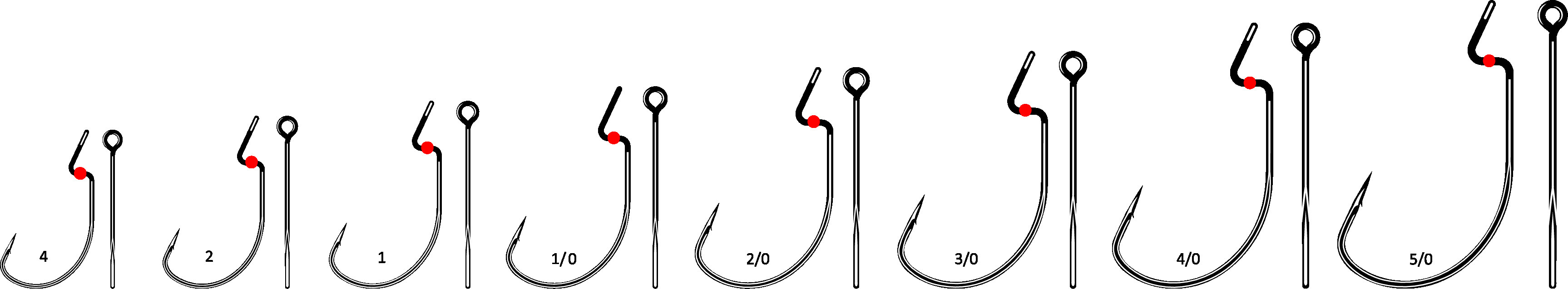 VMC Moscow Offset Hook with Resin Keeper