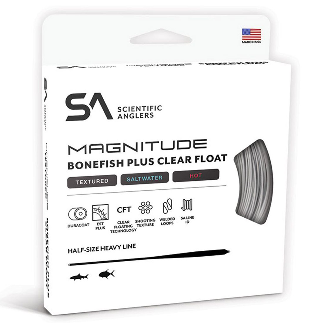Scientific Anglers Magnitude Bonefish Plus Ivory/Clear Fly Line