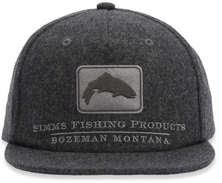 Simms Wool Trout Trucker Icon Cap graphite