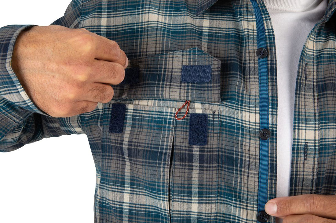 Simms_Coldweather_Shirt_Hemd_navy_sterling_plaid_7 Example (different colour)