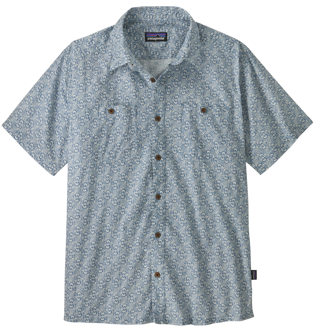 Patagonia M's Back Step Shirt MBSL - Mountain Breeze: Still Blue