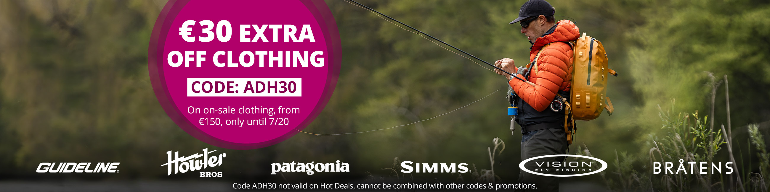 €30 off Clothing with Code ADH30