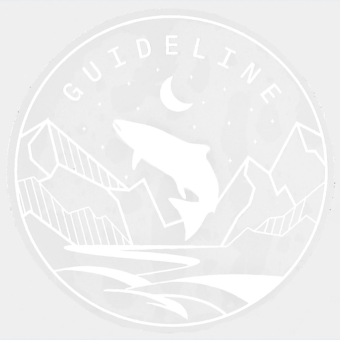 Guideline The Waterfall Sticker Round