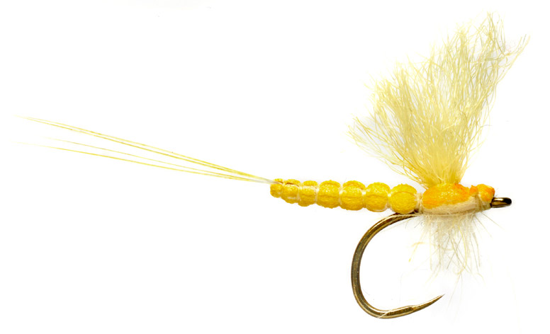 fulling_mill_oe_mohican_yellow_may_dun_barbless Fulling Mill Dry Fly - OE Mohican Yellow May Dun barbless