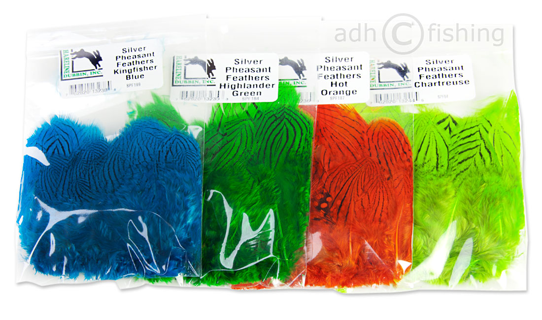 Hareline Silver Pheasant Feathers