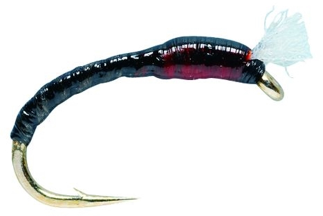 P-26926_Fulling_Mill_Flexi_Floss_Black_Buzzer_Nymphe_ Fulling Mill Flexi Floss Black Buzzer Nymph