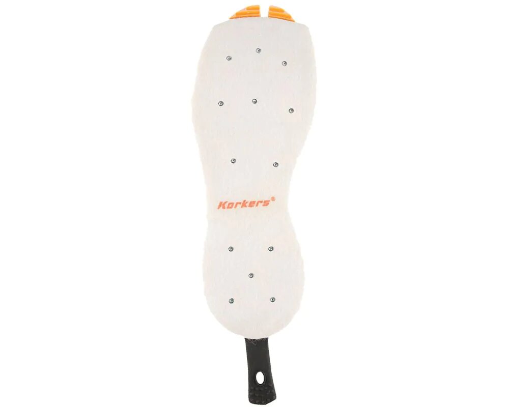 Korkers interchangeable soles - felt & spikes