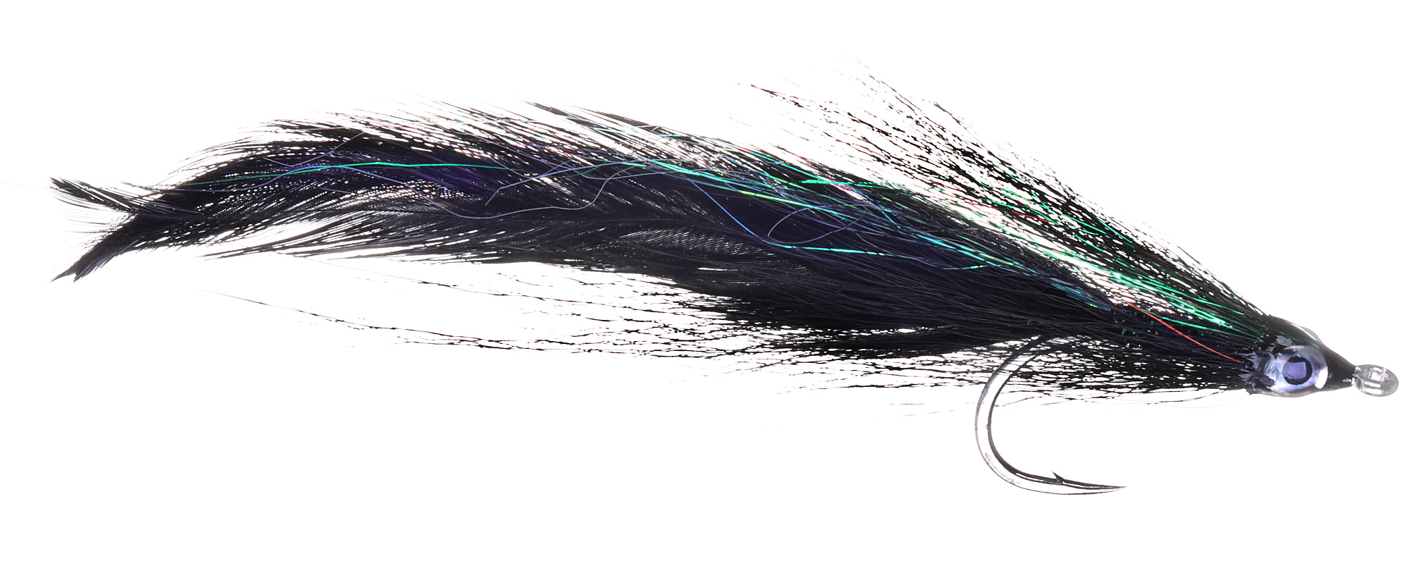 Fulling Mill Streamer Deceiver Black #2/0 Fulling Mill Streamer Deceiver Black #2/0
