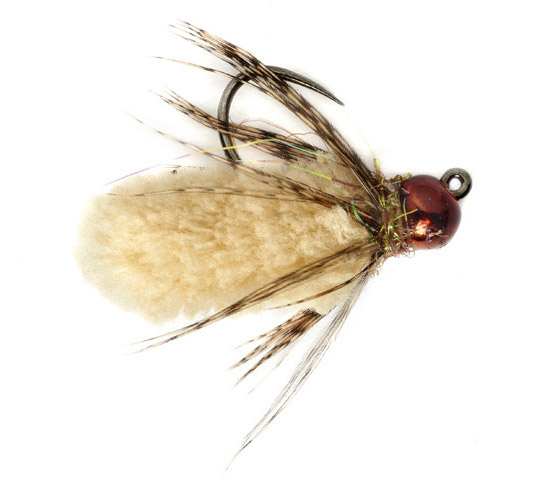 P-15139_fulling_mill_mop_fly_beige_01 Fulling Mill Nymph - Mop Fly Beige Barbless