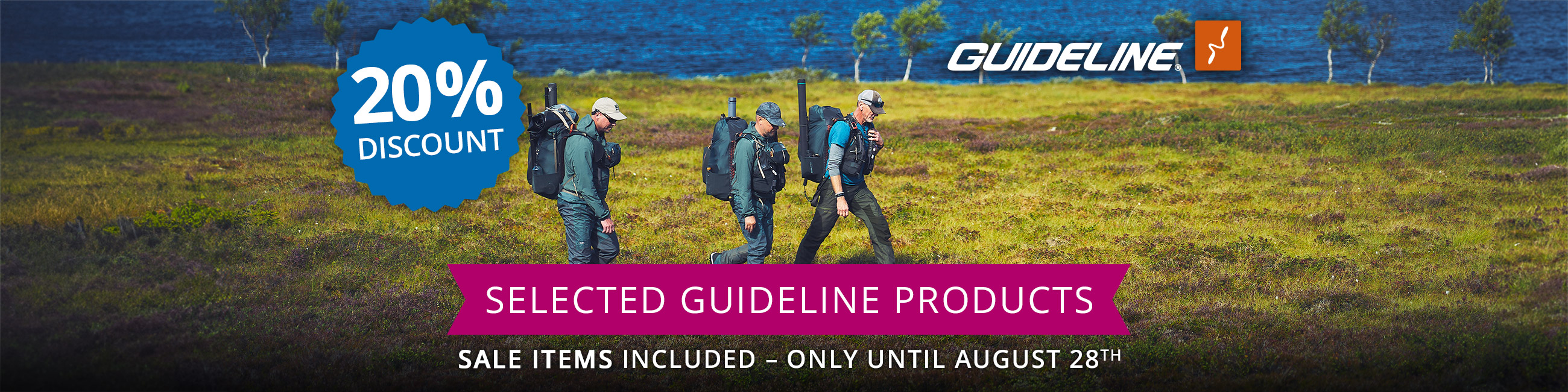 20% off selected Guideline items until 8/28