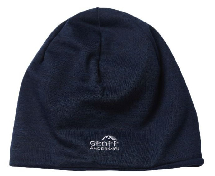 Geoff Anderson WizWool Merino Hood dark blue