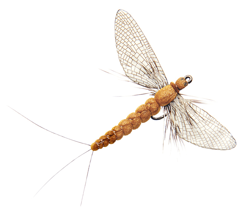 J:son Realistic Flies - Mayfly Spent cinnamon brown