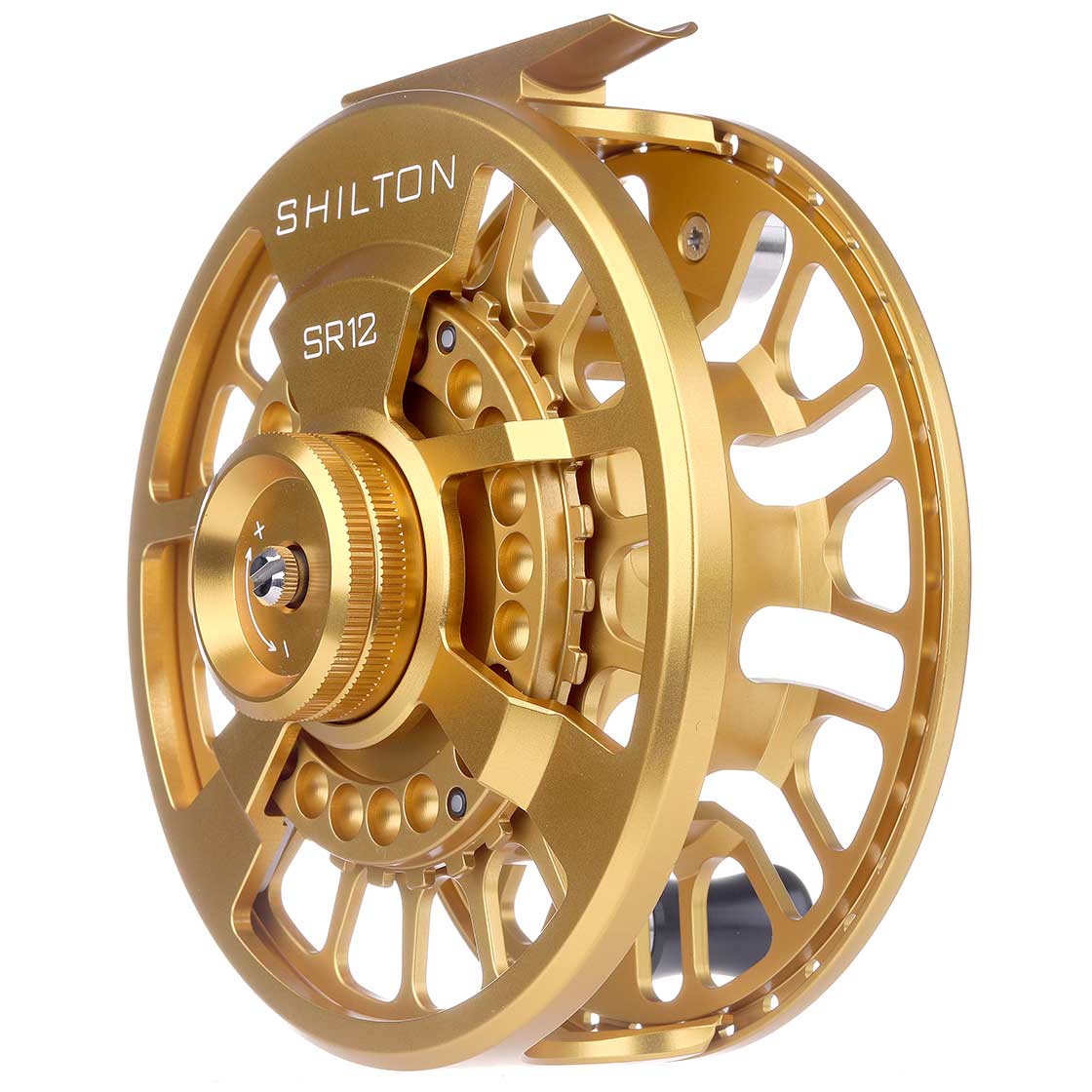 Shilton SR Series Custom Fly Reel Gold-Gold-Gold