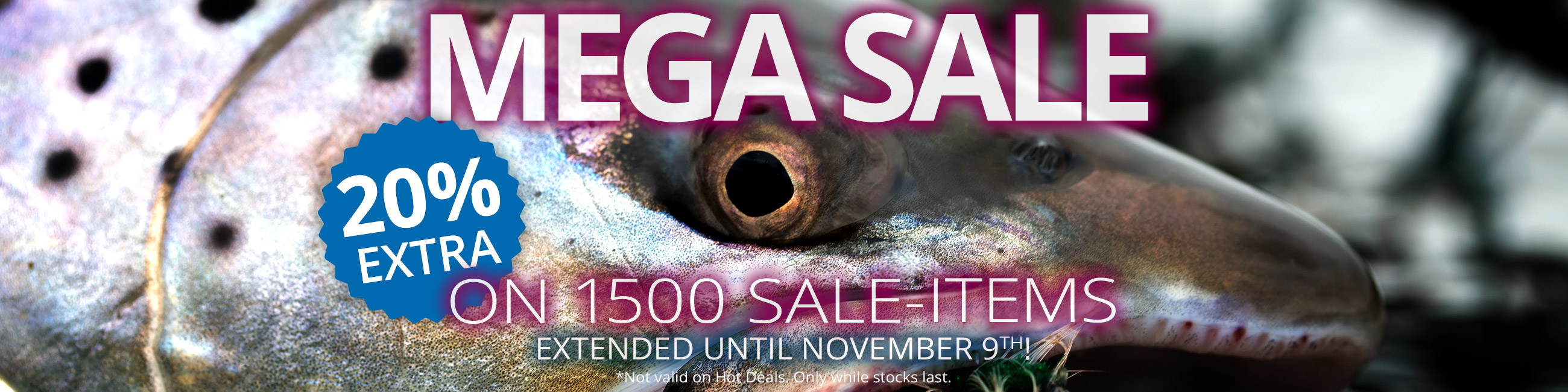 MEGA SALE: 20% Extra on 1500 Sale items, extended until 11/9