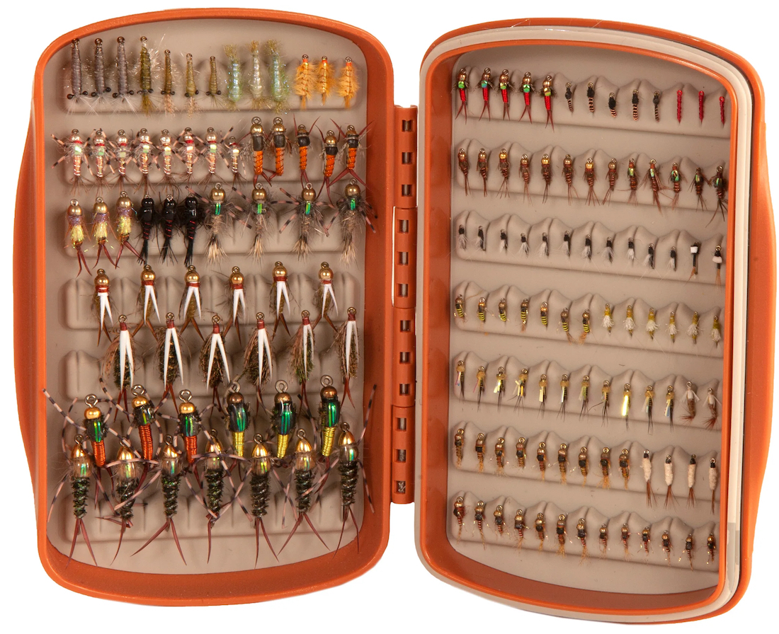 P-23161_Tacks_Pescador_Small_Fly_Box_Burnt_Orange_ Tacky Pescador Fly box Small burnt orange