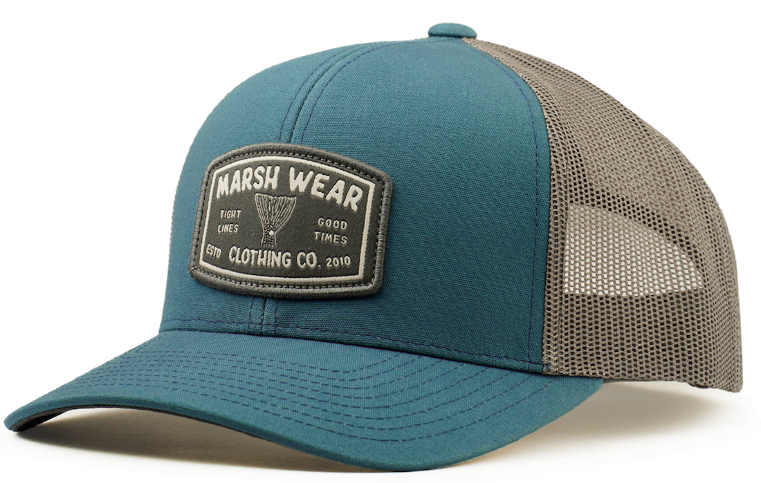 Marsh Wear Tight Lines Trucker Cap Bluefin