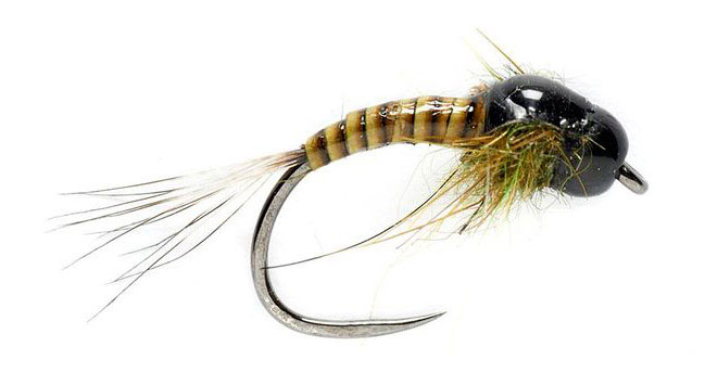 Fulling Mill Nymph - Olive Quill Nymph Barbless