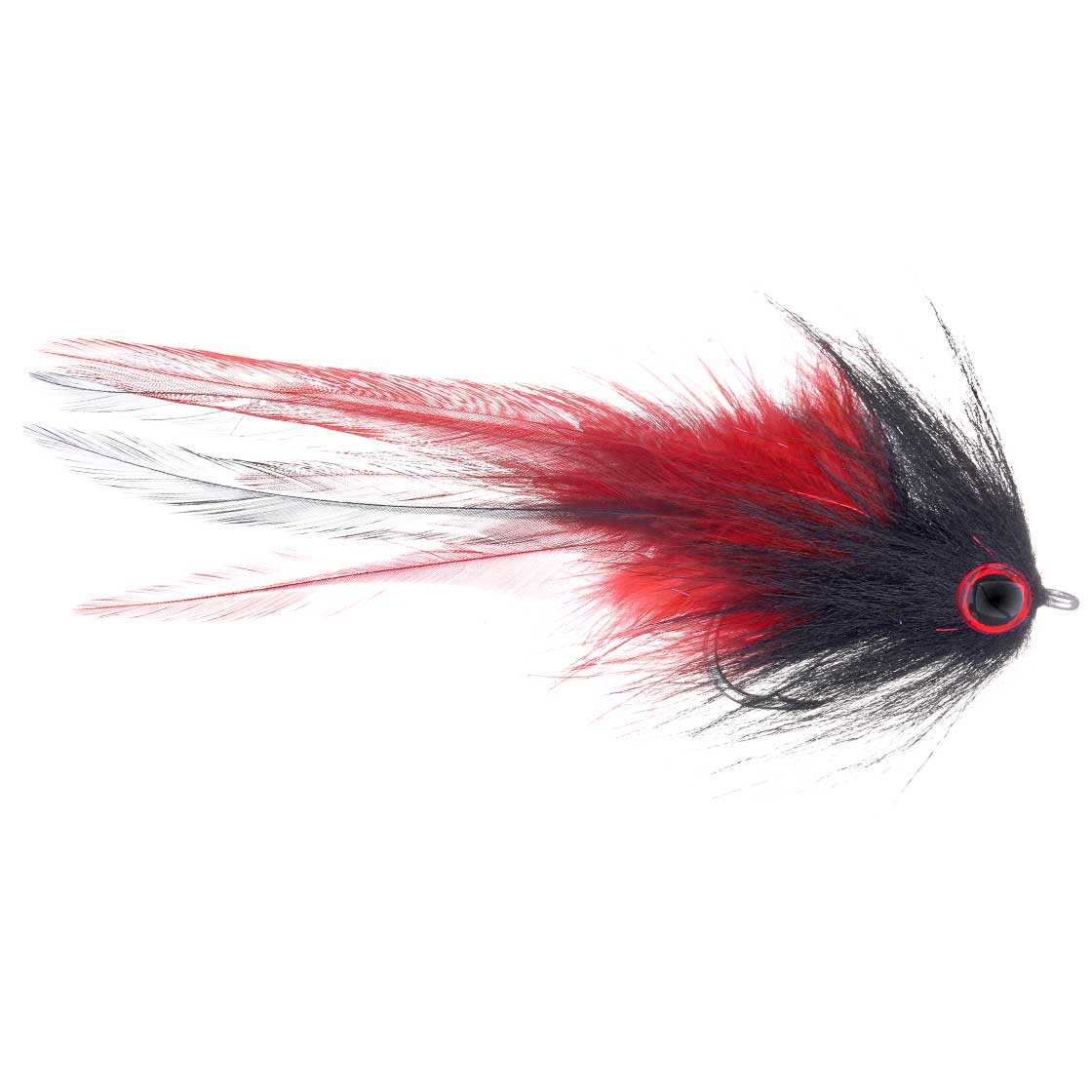 Superflies Alphonse GT Brush Fly Red and Black SL12S #6/0