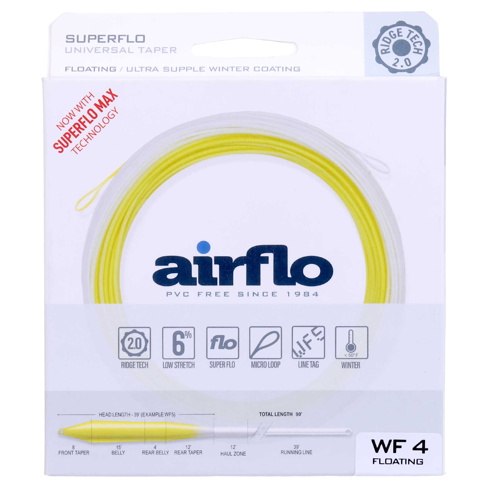 Airflo Superflo Ridge 2.0 Winter Supple WF Universal Taper fly line for the cold season