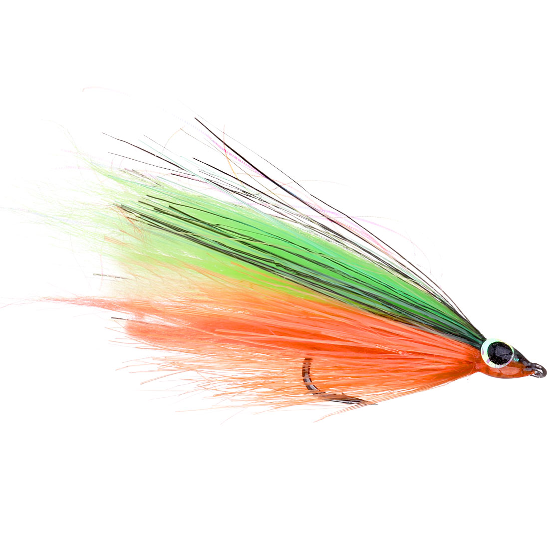Fishient H2O Streamer Flat n Fine Tiger Baitfish fire tiger