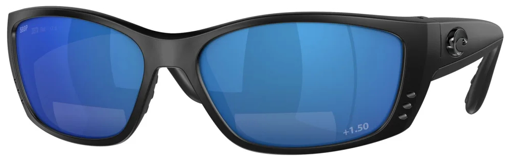 Costa Polarize Glasses Fisch Readers Magnifierr (Blue Mirror 580P +1.50)