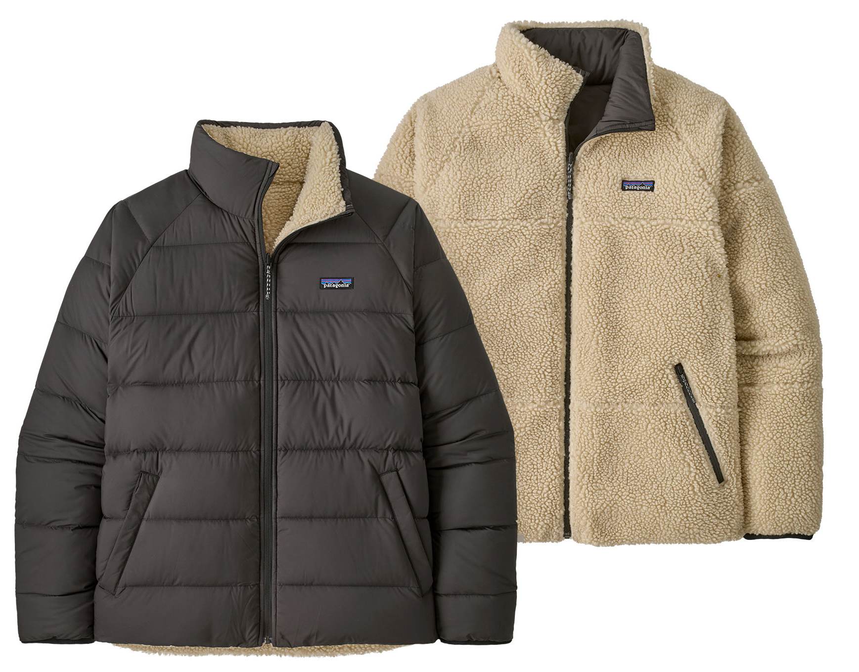 Patagonia Reversible Silent Down Jacket BLK - Black