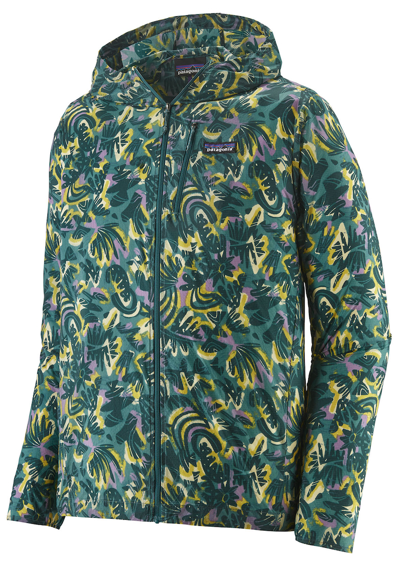 Patagonia M's Houdini Jacket Windbreaker WBWE - Wild Botanist: Wetland Blue