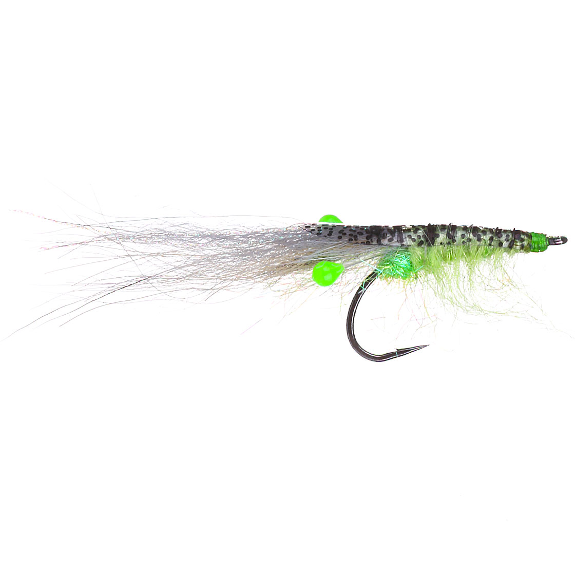 P-24819_adh_Meerforellenfliege_shell-shrimp-fluo-green adh-fishing Sea Trout Fly - Shell Shrimp Fluo Green