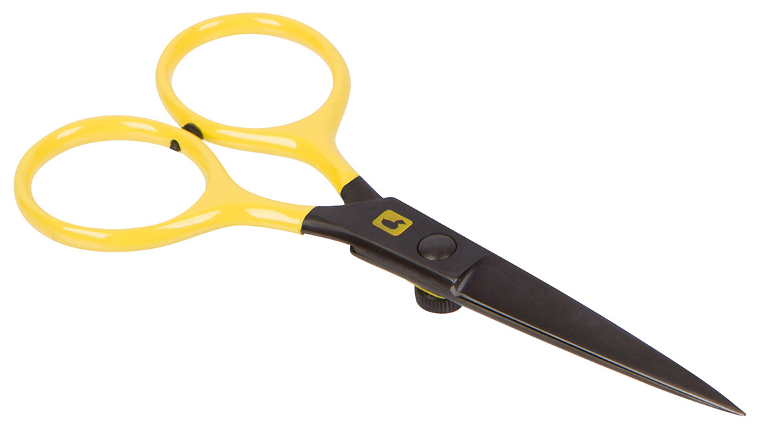 loon_ergo-razor-scissor-5in-yellow-back 5 inch