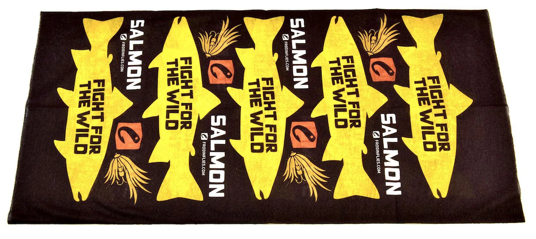 Frödin Salar Salmon Club Neck Tube scarf brown